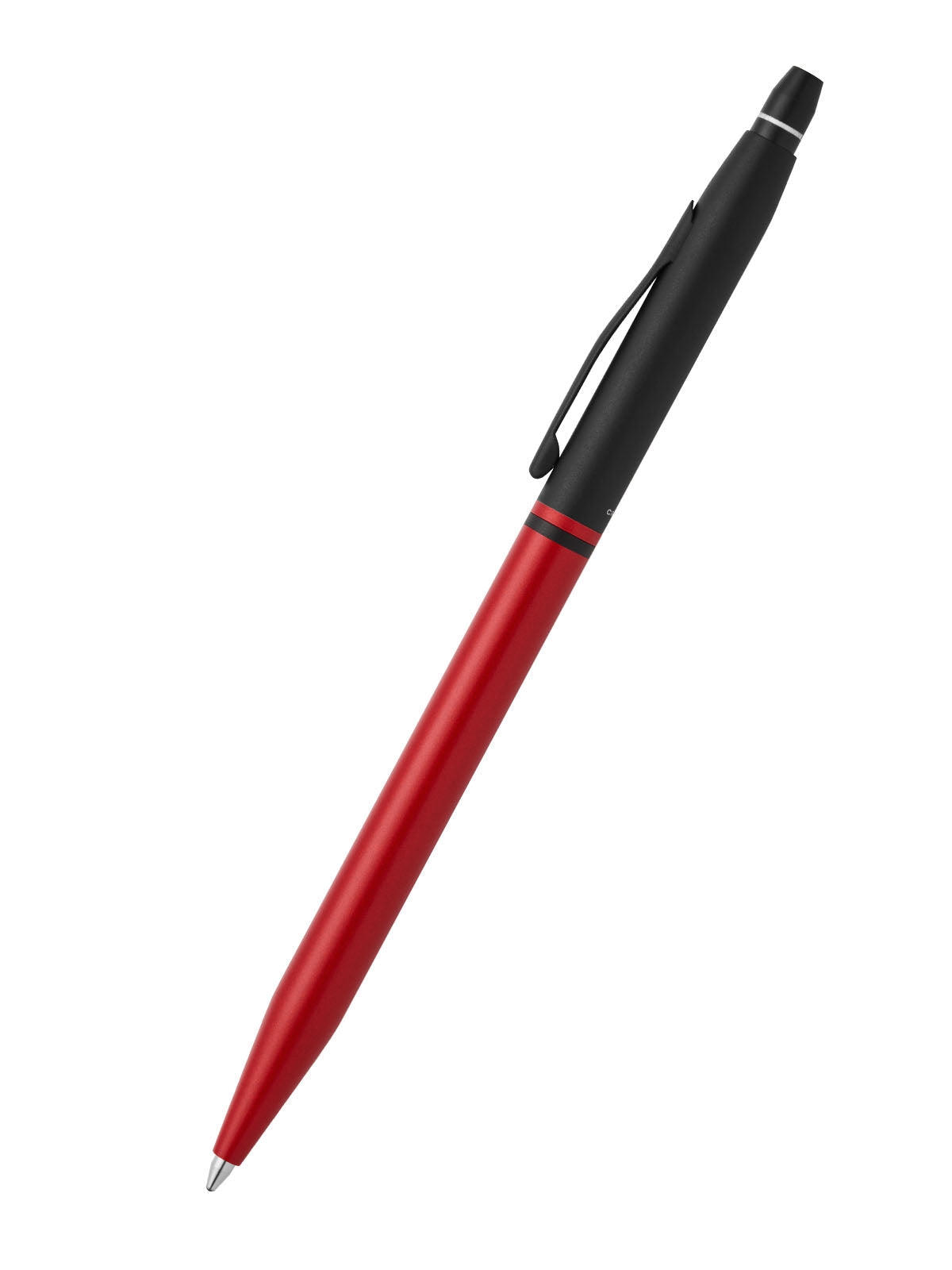 Click™ Tuxedo Satin Metallic Red Ballpoint Pen
