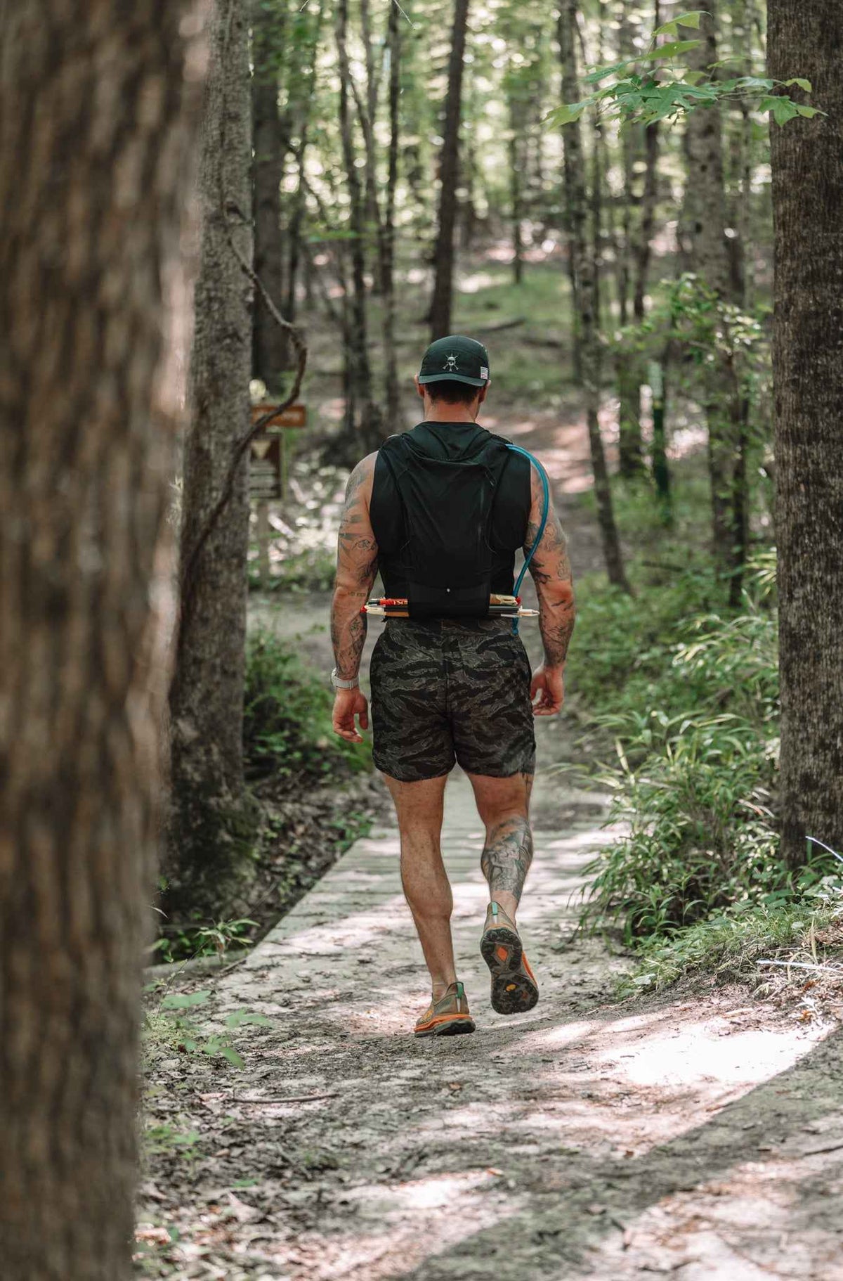 MEN'S | HYBRID SHORT : DEEP FOREST