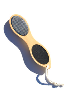 Bamboo pedicure tool with pumice stone