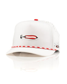 Dare Devil Spoon White - Perforated Rope Hat, product image 4