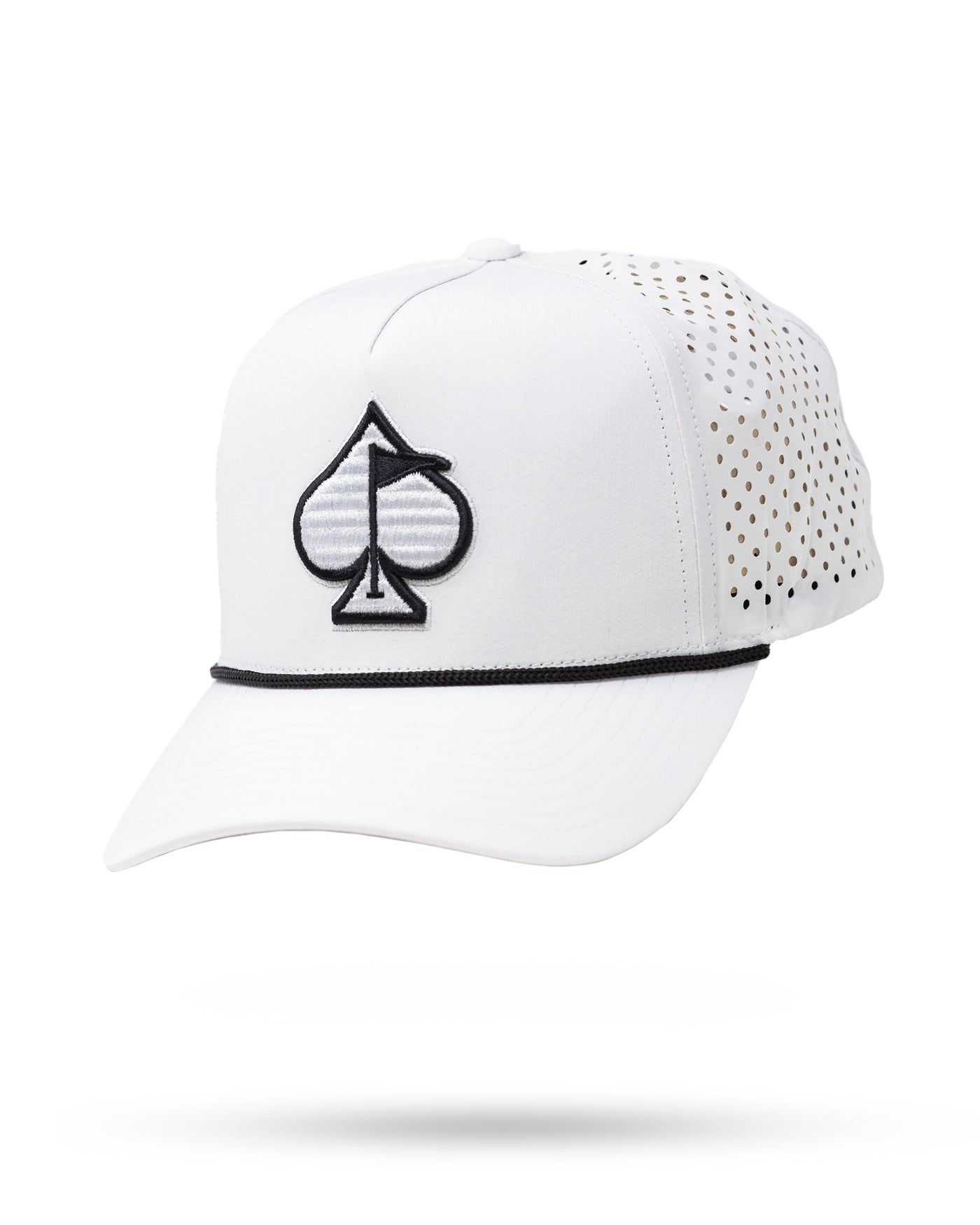 Perforated Rope Hat - White, product image 1