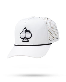 Perforated Rope Hat - White, product image 1