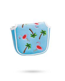 Dancing Flamingos - Mallet Putter Cover, product image 1