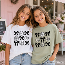 Kids Coquette Volleyball Bows Tee