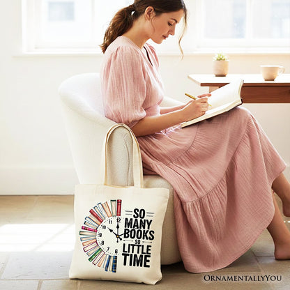 So Many Books So Little Time Canvas Tote