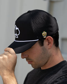 Perforated Rope Hat - Black, product image 11