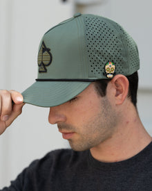 Perforated Rope Hat - Olive, product image 11
