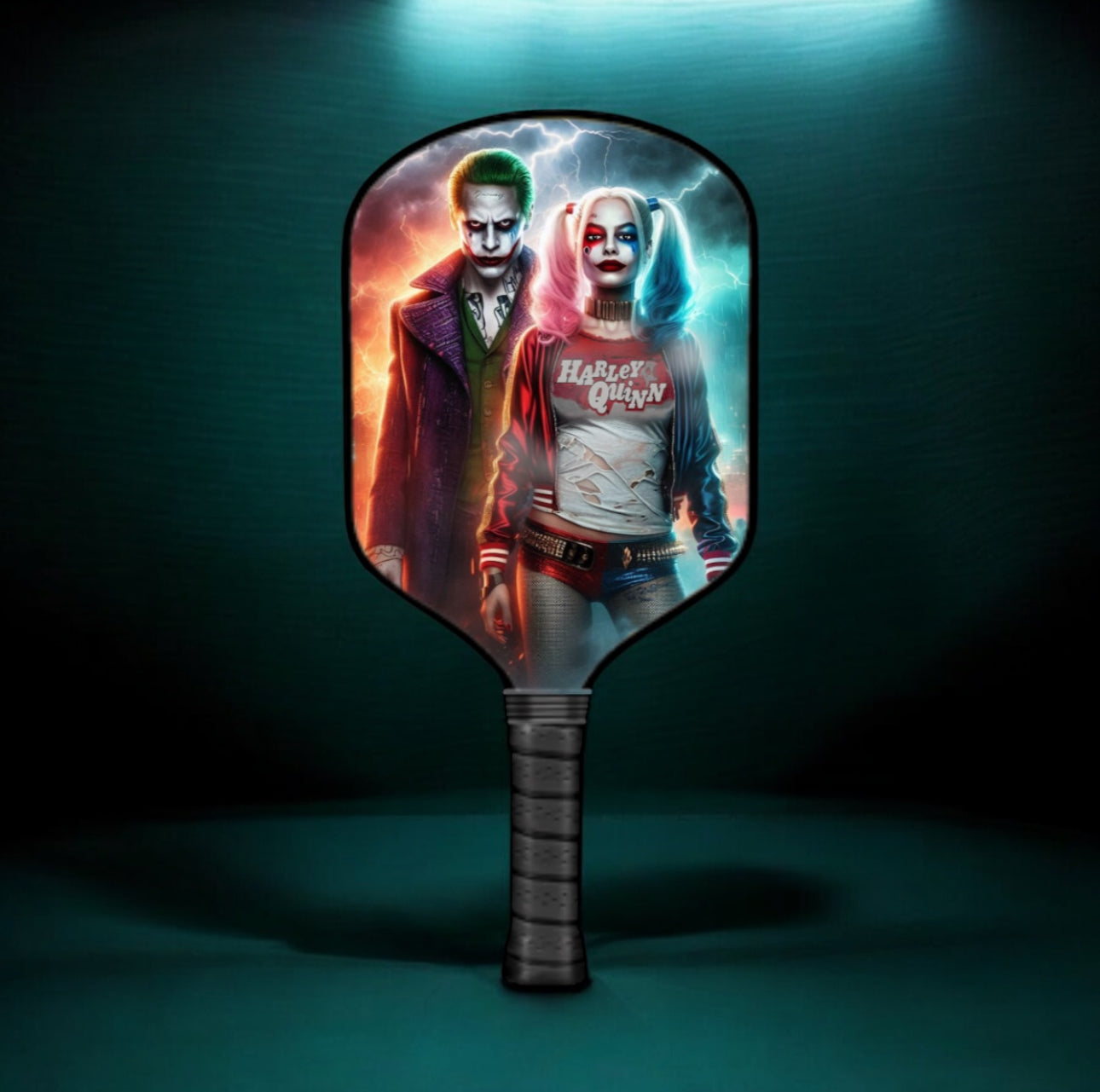 Harley Quinn/Joker - "Partners In Crime" - Pickleball Paddle pickleball product, supplier image 1