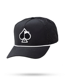 Perforated Rope Hat - Black, product image 6