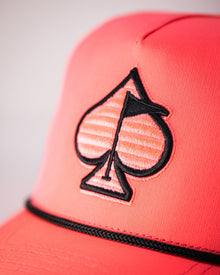 Perforated Rope Hat - Highlighter Pink, product image 9