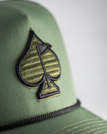 Perforated Rope Hat - Olive, product image 8