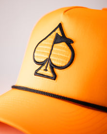Perforated Rope Hat - Highlighter Orange, product image 9
