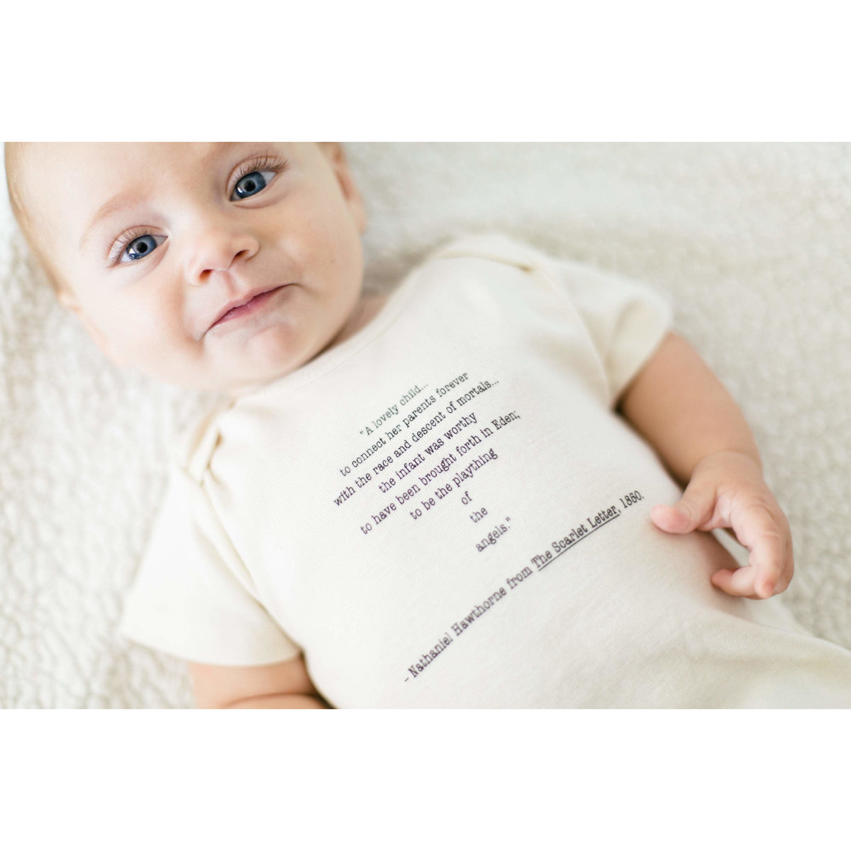 Nathaniel Hawthorne Short-Sleeve Romper