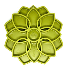 Mandala eTray Shallow Slow Feeder Dog Bowl for Enrichment | USA Made