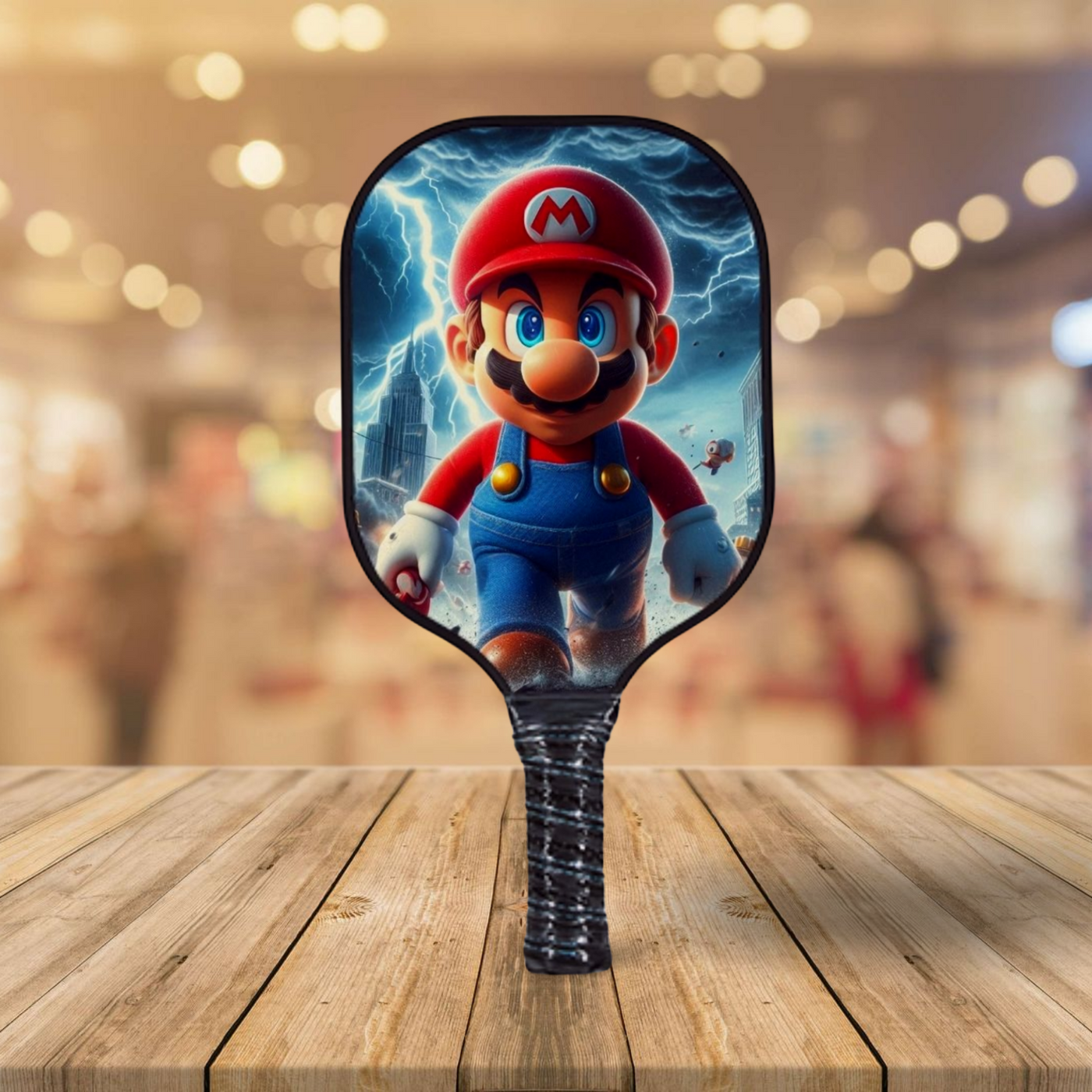 Mario - Super Mario - Pickleball Paddle pickleball paddle design, product view 1