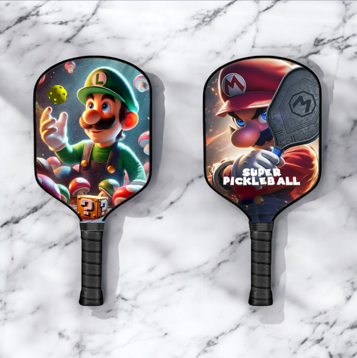 Luigi - Mario Brothers - Pickleball Paddle pickleball product, supplier image 1