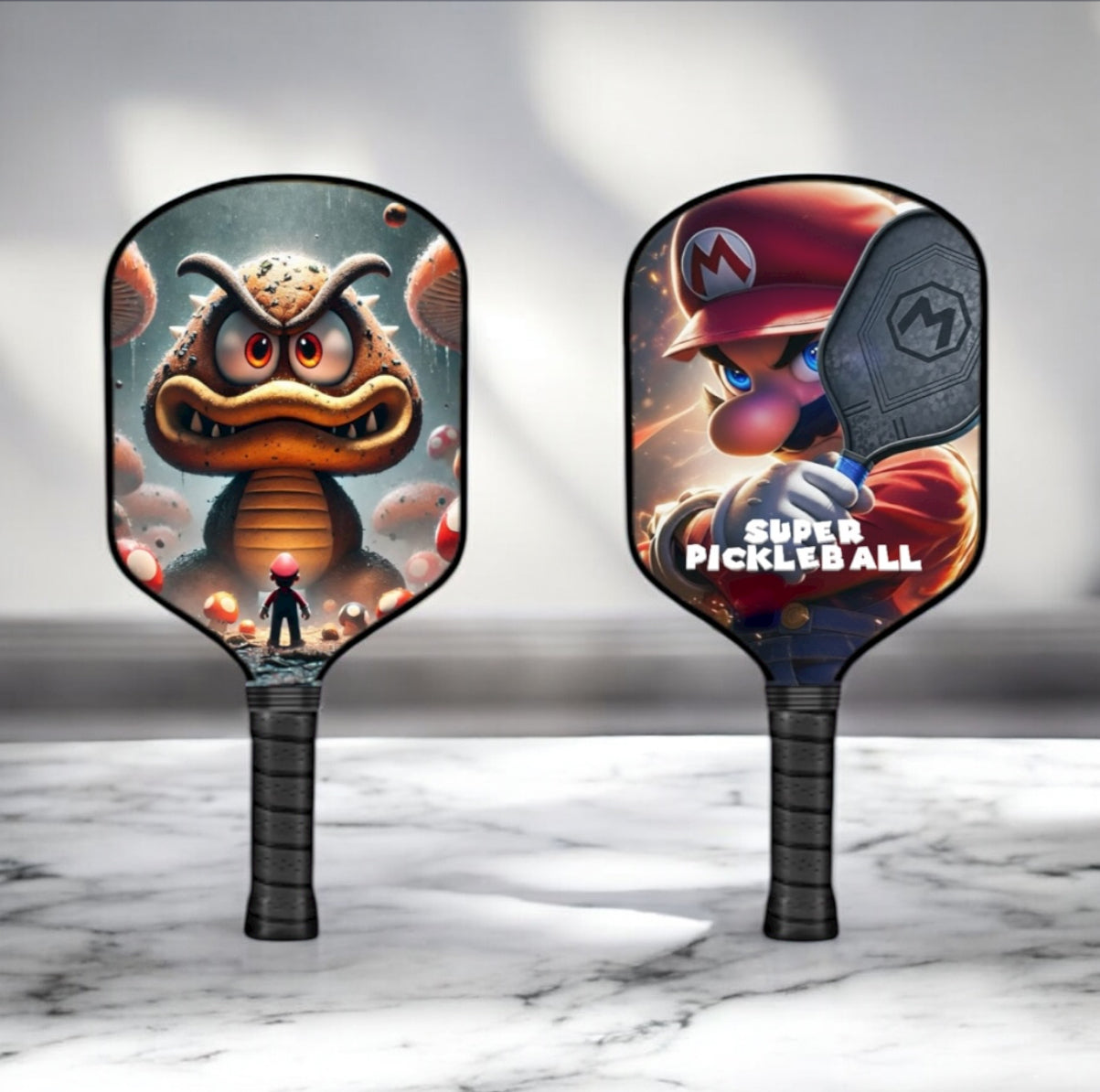 Goomba - Mario Brothers - Pickleball Paddle pickleball product, supplier image 1