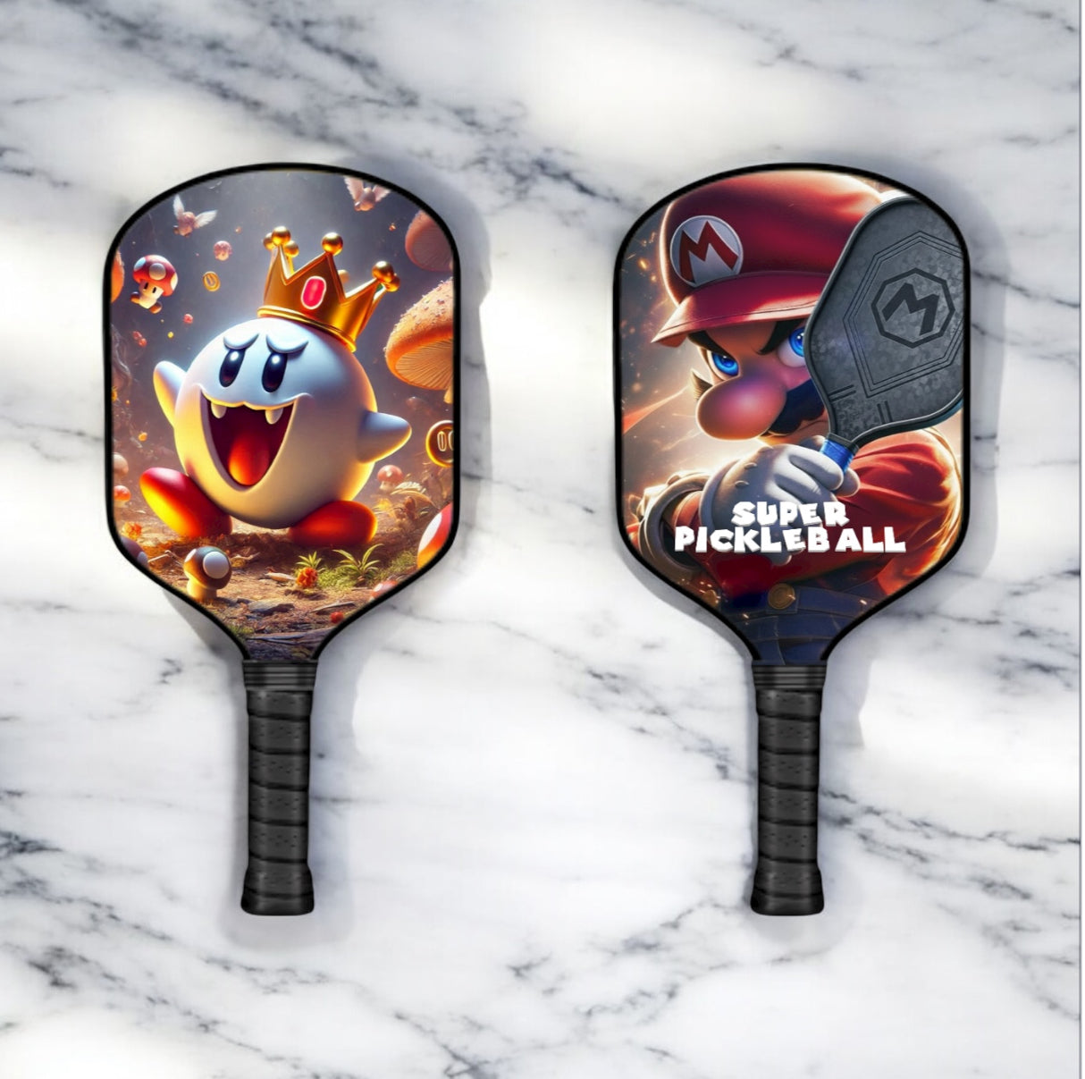 King Boo - Mario Brothers - Pickleball Paddle pickleball product, supplier image 1