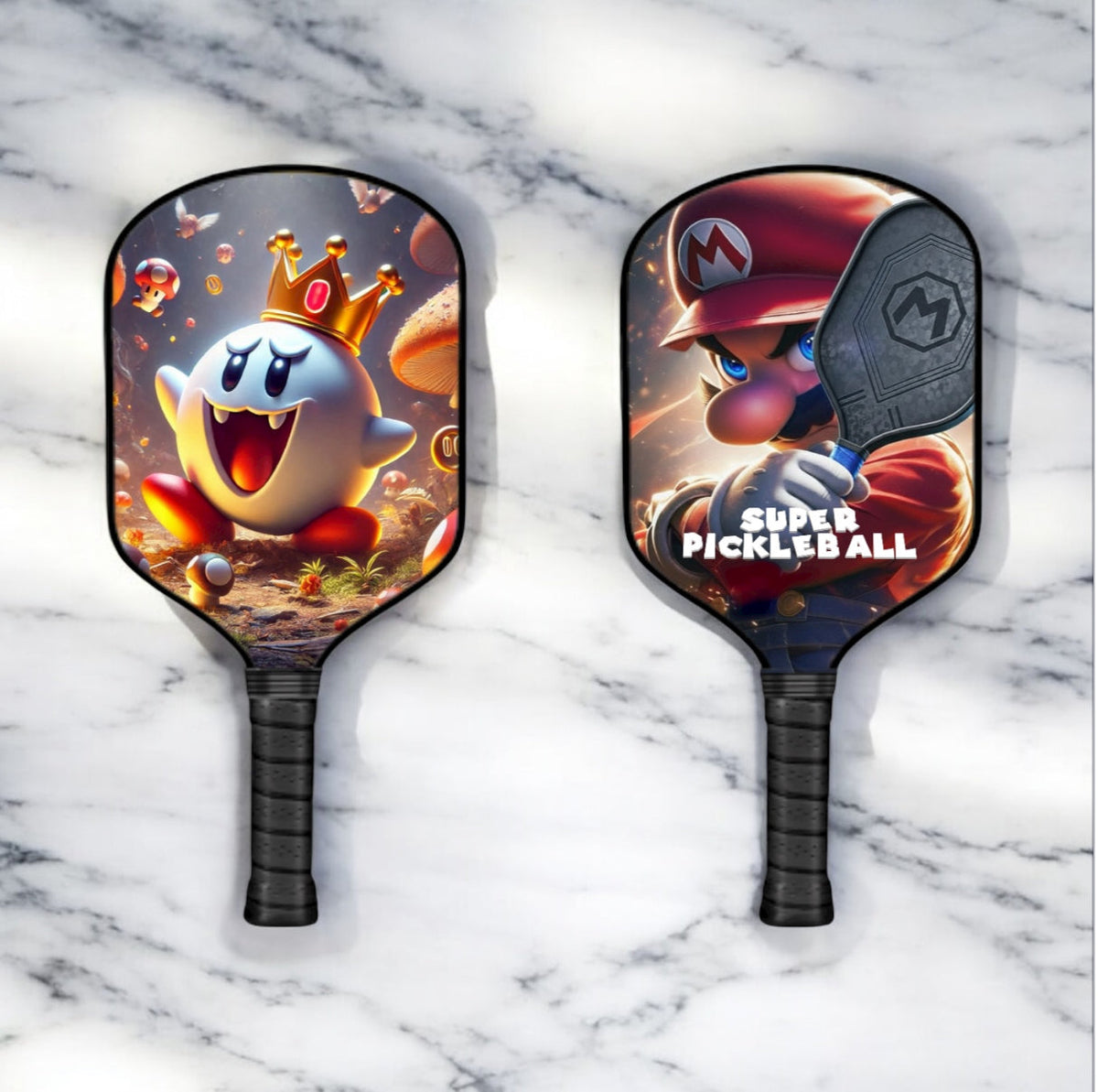 King Boo - Mario Brothers - Pickleball Paddle pickleball product, supplier image 1