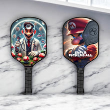 Dr. Mario- Mario Brothers - Pickleball Paddle pickleball paddle design, product view 1