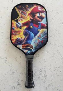 Mario - Mario Brothers - Pickleball Paddle pickleball paddle design, product view 4