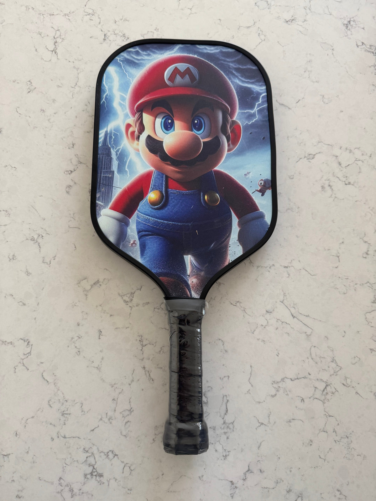 Mario - Super Mario - Pickleball Paddle pickleball paddle design, product view 4
