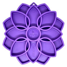 Mandala eTray Shallow Slow Feeder Dog Bowl for Enrichment | USA Made