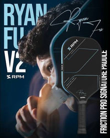RPM FRICTION V2 PRO 14MM ELONGATED RYAN FU SIGNATURE Pickleball Paddle pickleball product, supplier image 2