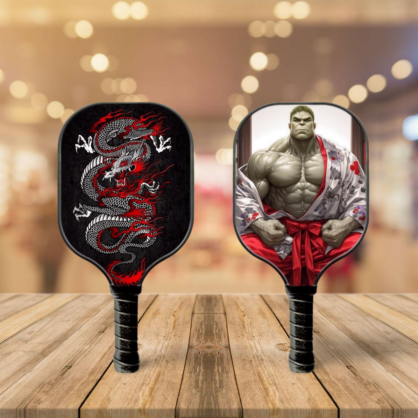 Hulk Kimono - Asian Fusion Collection - Pickleball Paddle pickleball paddle design, product view 1