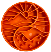 Sun and Moon eTray - Shallow Slow Feeder Dog Bowl for Enrichment | USA Made