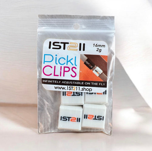 Adjustable Pickleball Paddle Weight White Clips pickleball accessory, supplier image 1