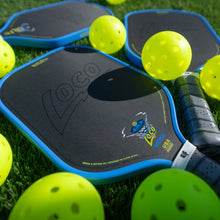 Bread & Butter Loco Elongated AZUL Blue Pickleball Paddle & Mad Pickler Cover pickleball accessory, supplier image 2