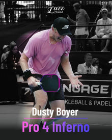 Luzz Pro 4 Inferno Mad Pickler Edition Pickleball Paddle & Cover pickleball accessory, supplier image 4