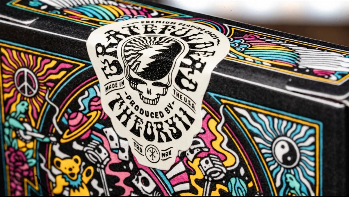 Grateful Dead Drops Dancing Bears Pickleball Paddle Cover & Playing Card Collectors Edition pickleball accessory, supplier image 9