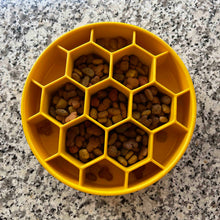 Honeycomb eBowl Deep Slow Feeder Dog Bowl for Enrichment | USA Made