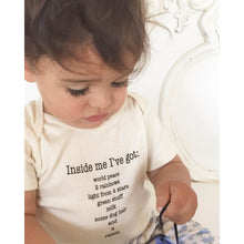 Inside Me Poem Short-Sleeve Romper