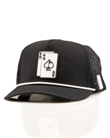 Ace/King Black - Perforated Rope Hat, product image 3