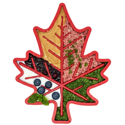 Canadian Maple Leaf Nylon Dog Chew Toy - Indestructible & USA Made