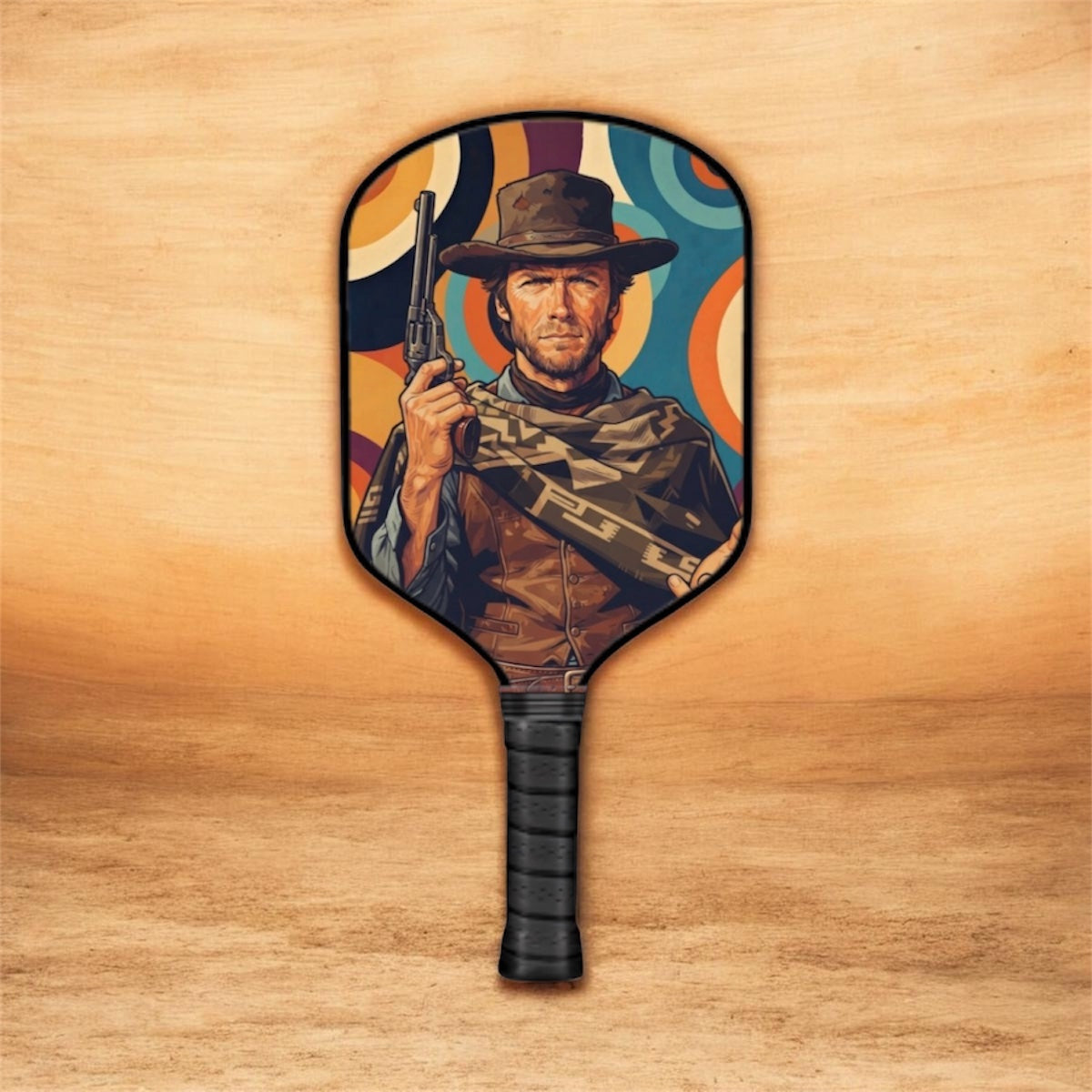 Man With No Name - Clint Eastwood - Pickleball Paddle pickleball product, supplier image 1