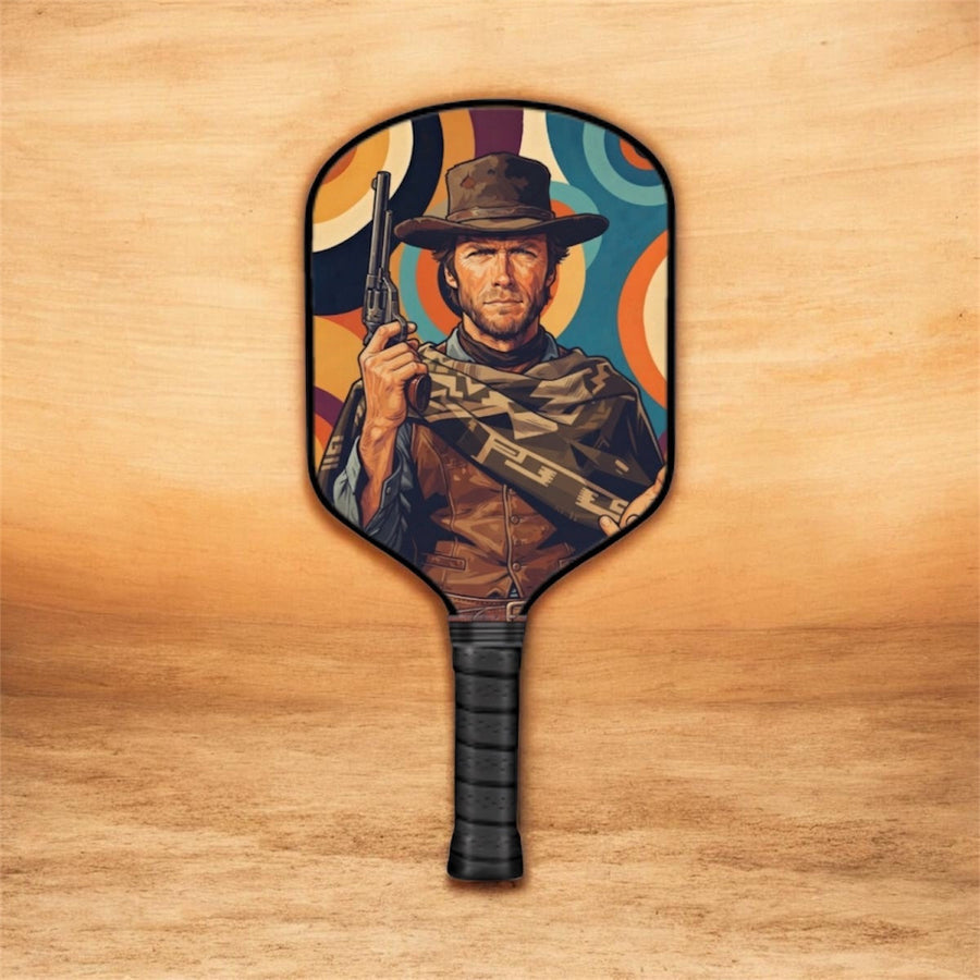 Man With No Name - Clint Eastwood - Pickleball Paddle