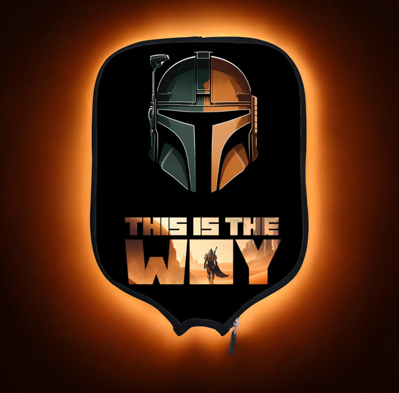Mandalorian - This Is The Way  - Pickleball Paddle Cover pickleball accessory, supplier image 1