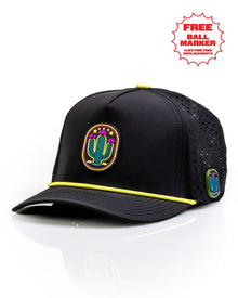 Cactus Black - Perforated Rope Hat, product image 1