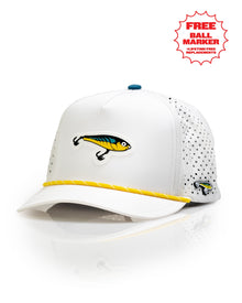 Fishing Lure White - Perforated Rope Hat, product image 1