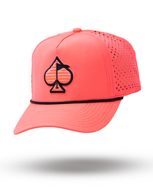 Perforated Rope Hat - Highlighter Pink, product image 6