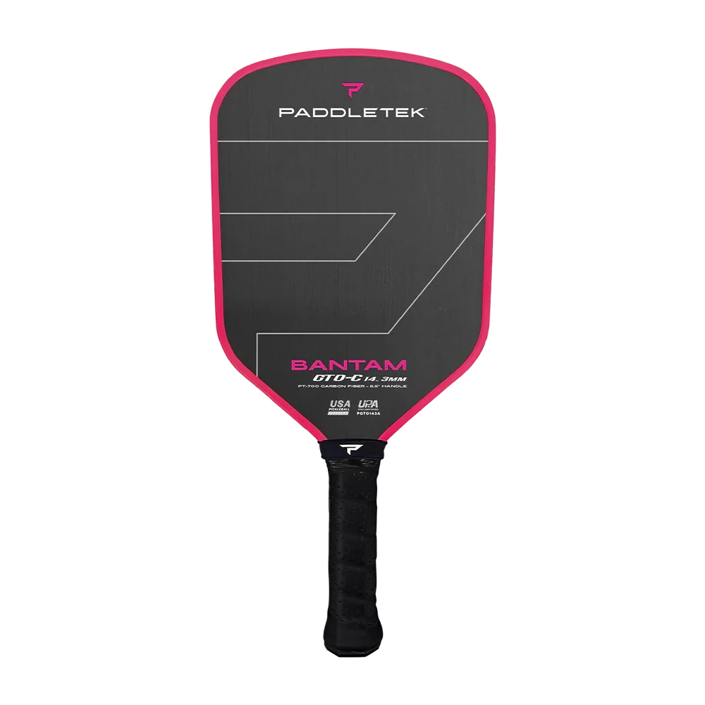 Paddletek Bantam GTO-C 14.3mm Knockout Pink Pickleball Paddle pickleball product, supplier image 1