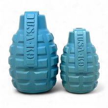 USA-K9 Grenade Shaped Rubber Dog Toy - Chew, Treat Dispenser & Tug Toy | USA