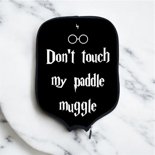 Harry Potter - Don't Touch My Paddle Muggle - Pickleball Paddle Cover pickleball accessory, supplier image 1