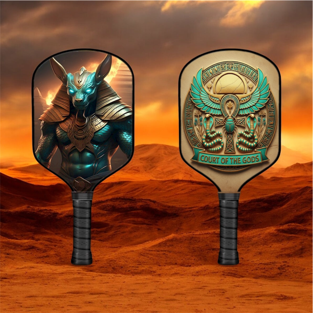 Ancient Egyptian Gods - Set - Pickleball Paddle pickleball product, supplier image 1