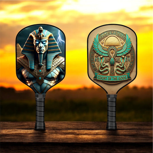 Ancient Egyptian Gods - Amun - Pickleball Paddle pickleball product, supplier image 1