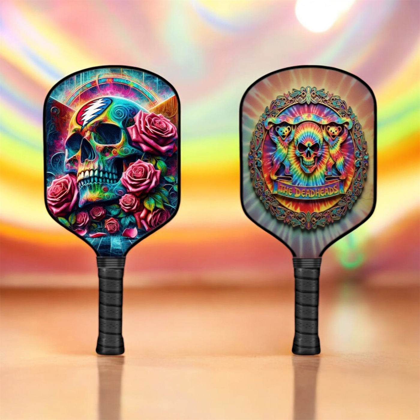 Grateful Dead Drops - Stealie For Life - Pickleball Paddle pickleball product, supplier image 1